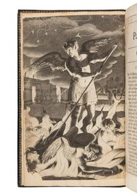 MILTON, John (1608-1674). Paradise Lost a Poem in Twelve Books . London: Miles Flesher for Richard Bently and Jacob Tonson, 1688.