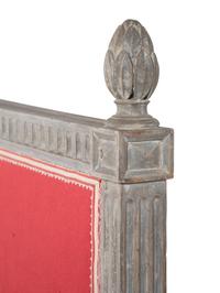 A Louis XVI Style Painted Lit à la Polonaise