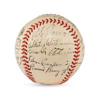 A 1944 Boston Braves Team Signed Autograph Baseball