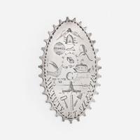 A Federal engraved silver Masonic mark jewel Probably Baltimore, Maryland, dated "1804"