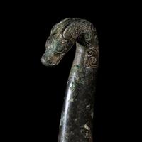 Three Chinese Metal Belt Hooks, Warring States-Han Dynasty 戰國-漢 青銅帶鉤三件