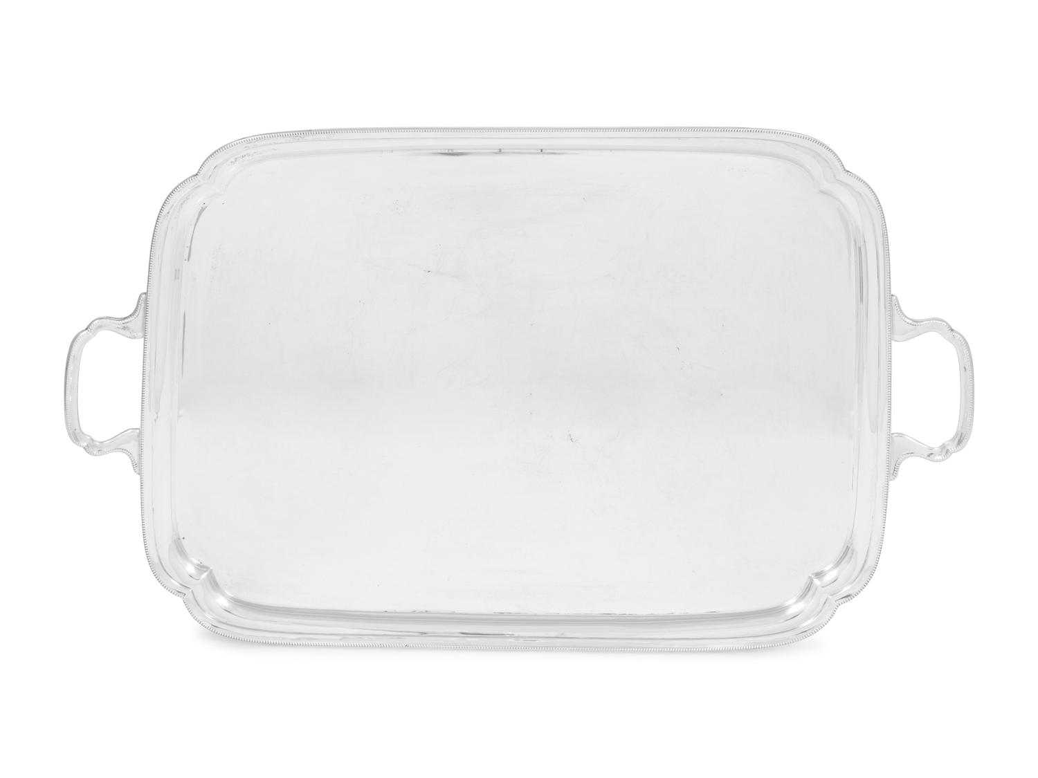 An English Silver Tray