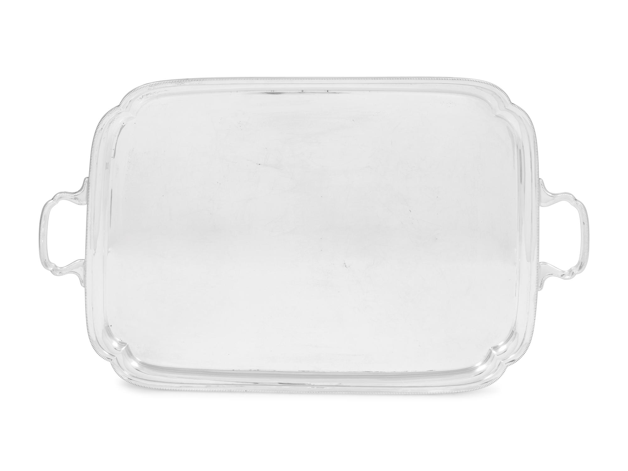 An English Silver Tray