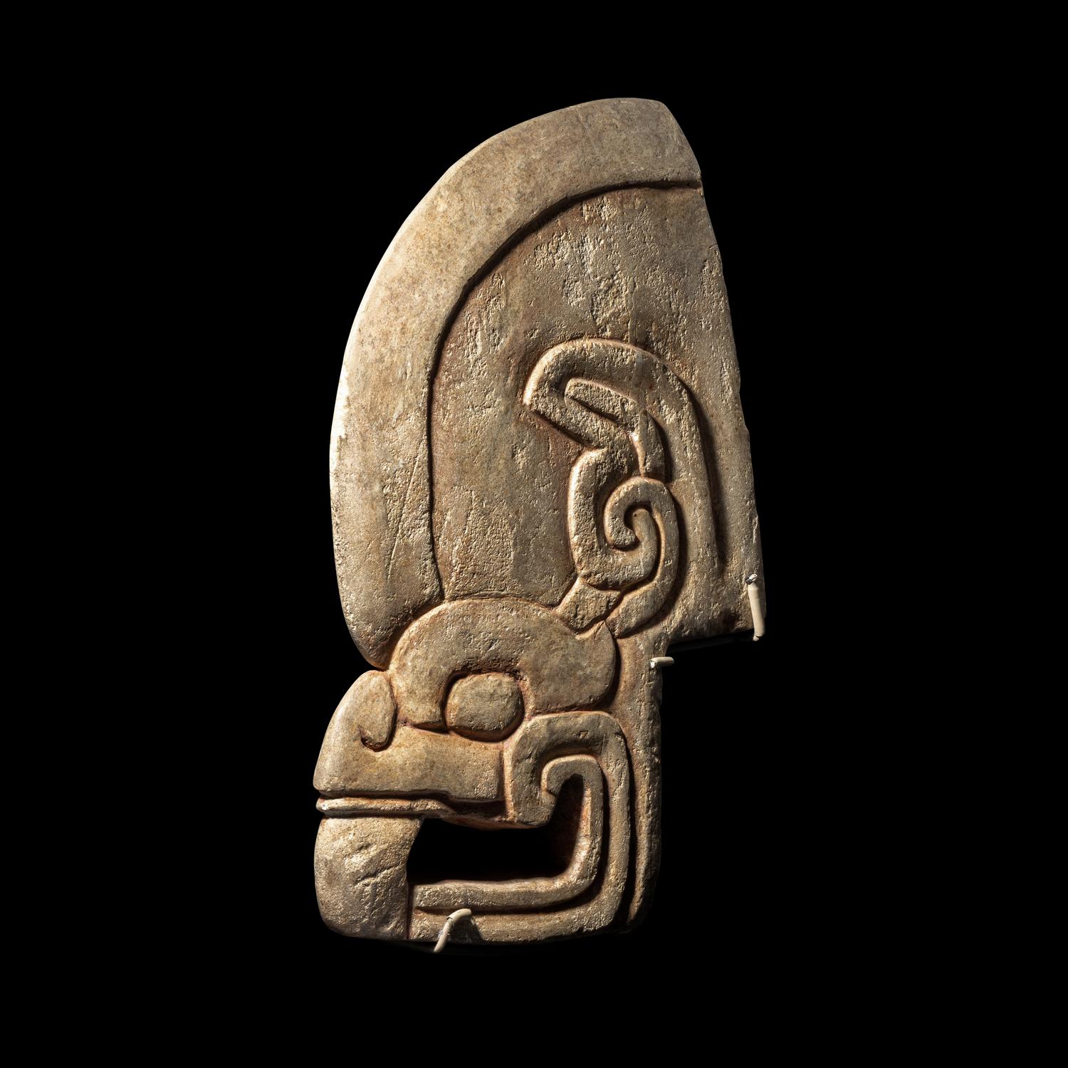 A Maya Stone Hacha