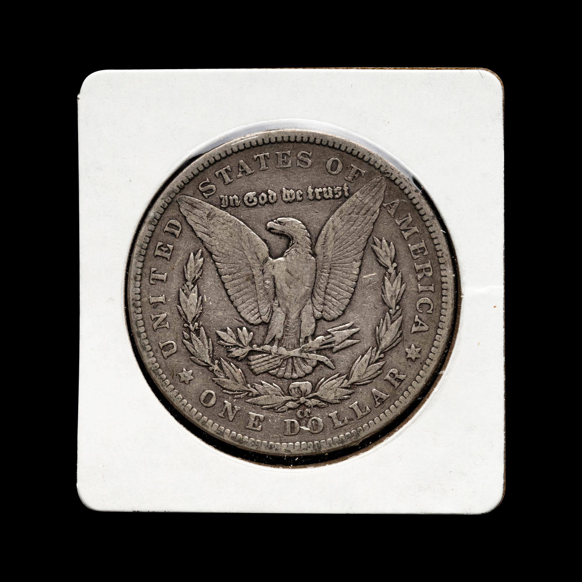 An 1890-CC Morgan $1 Coin