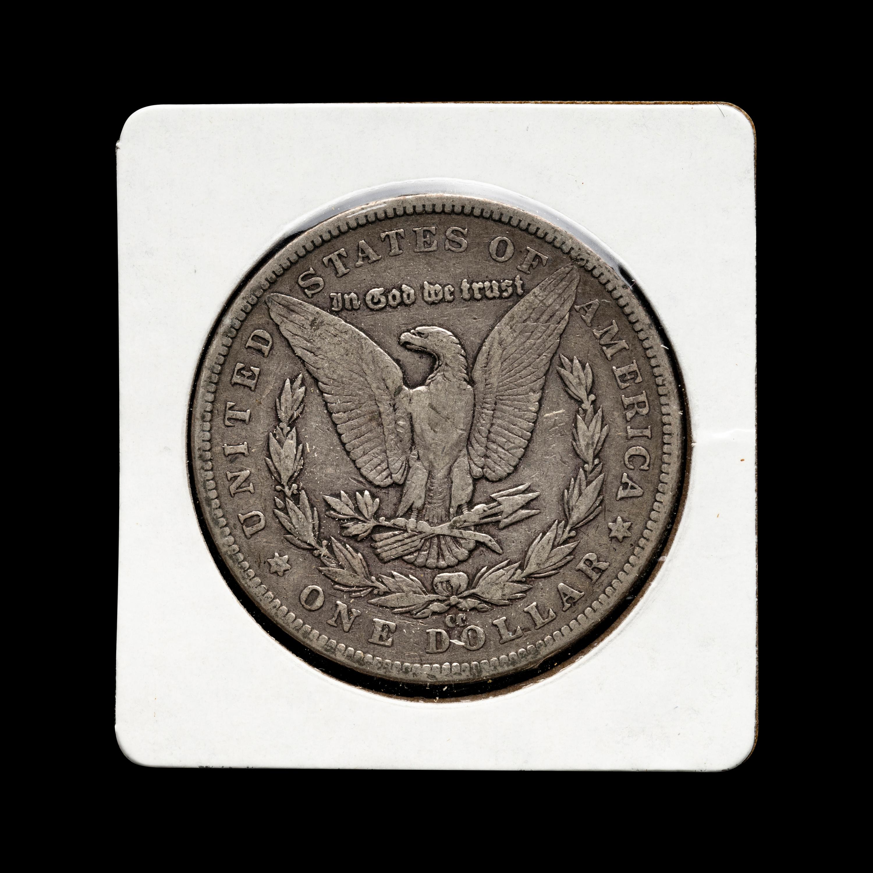 An 1890-CC Morgan $1 Coin
