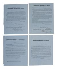 [ANTEBELLUM PERIOD]. Archive of 25 documents and imprints related to the 71st Infantry Regiment, New York State Militia, or "American Guard." Ca 1854-1858.