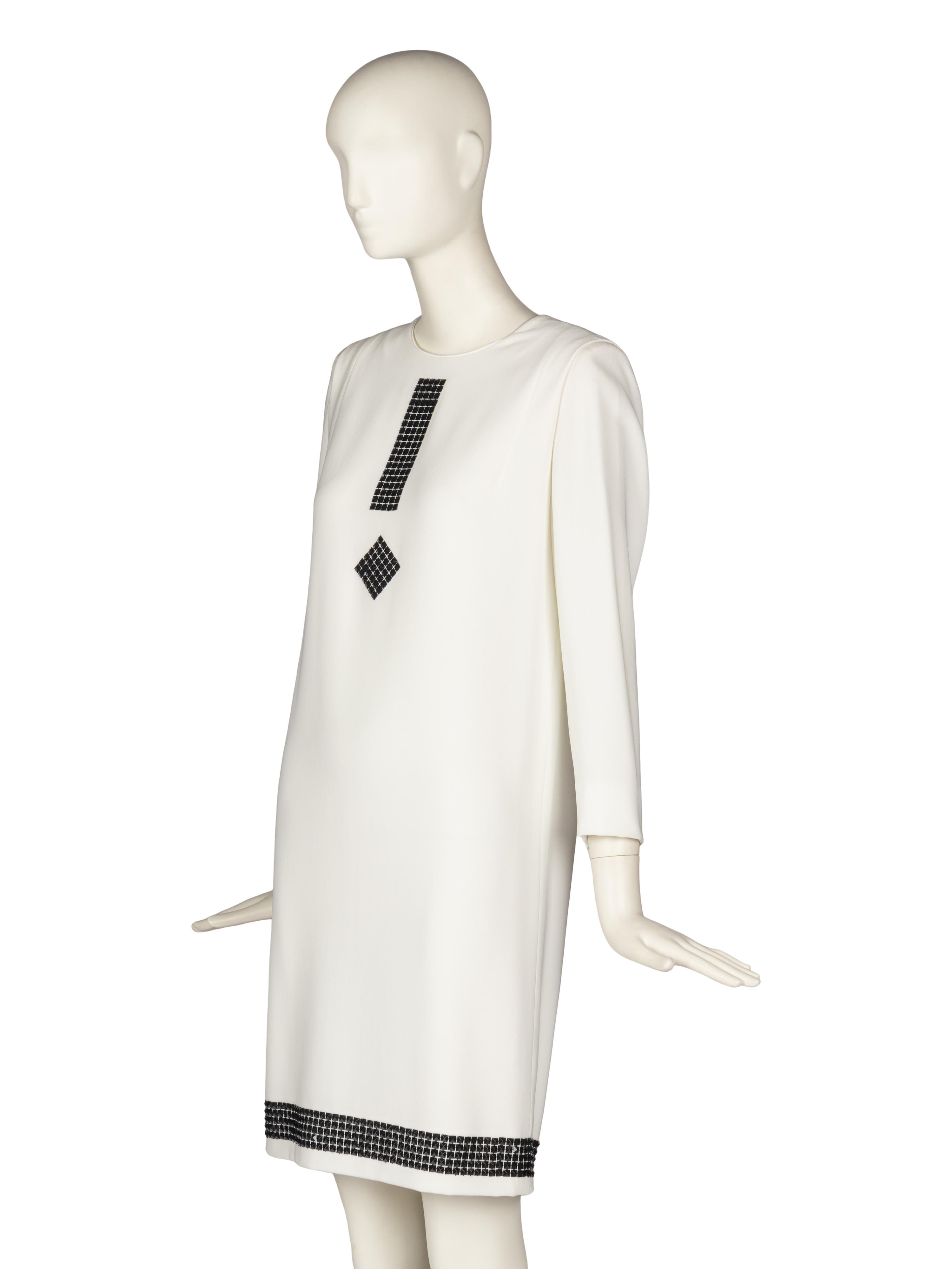Pierre Cardin Haute Couture White Dress