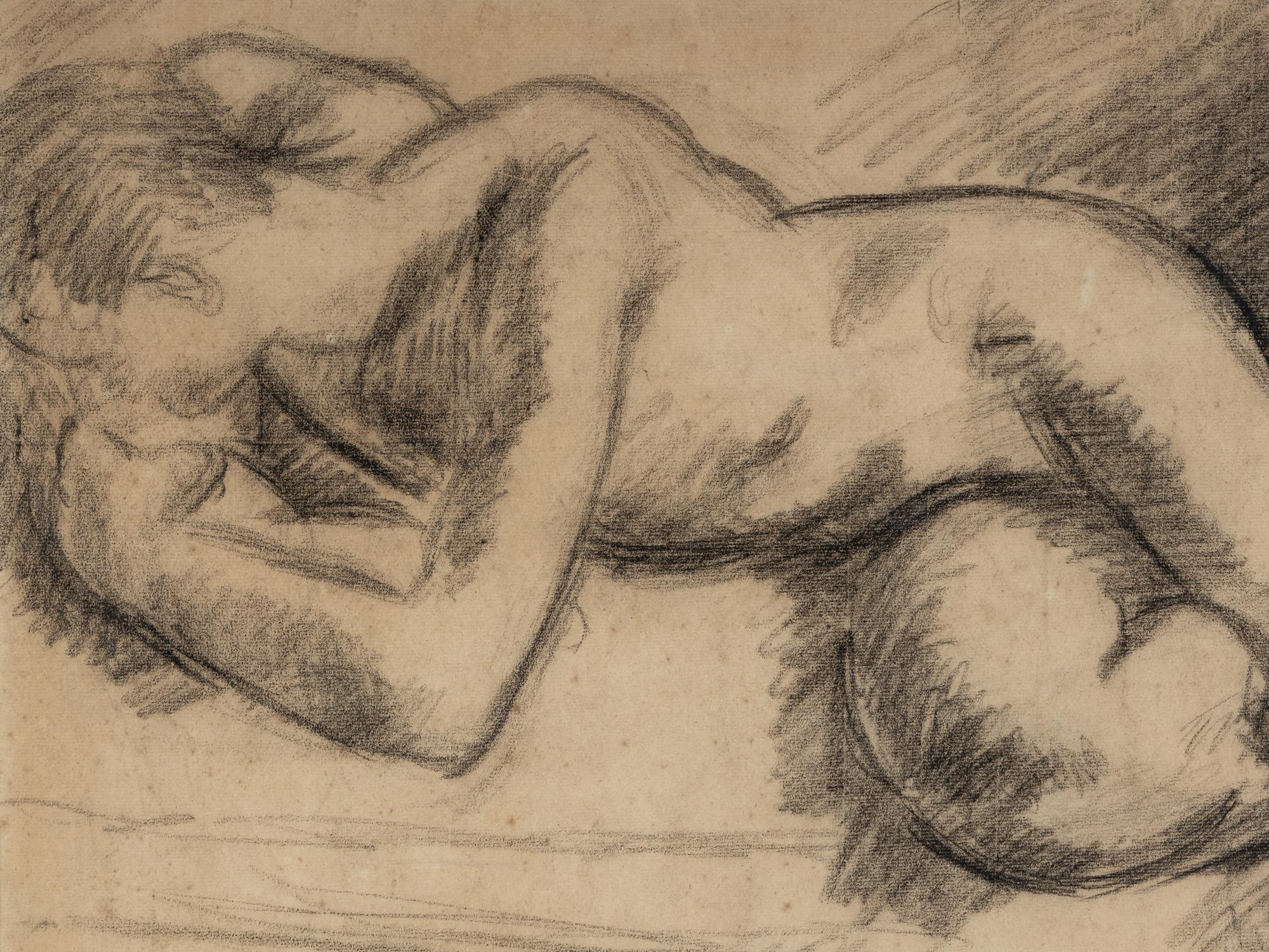 Reclining Male Nude , 1922