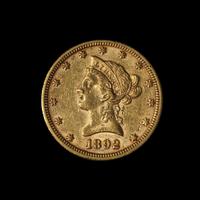 An 1892 Liberty Head $10 Gold Coin
