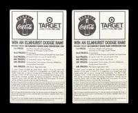 A Group of Two June 13, 1997 Michael Jordan Chicago Bulls NBA Championship Game 6 Title Clinching Tickets (Jordan's Fifth NBA Championship),