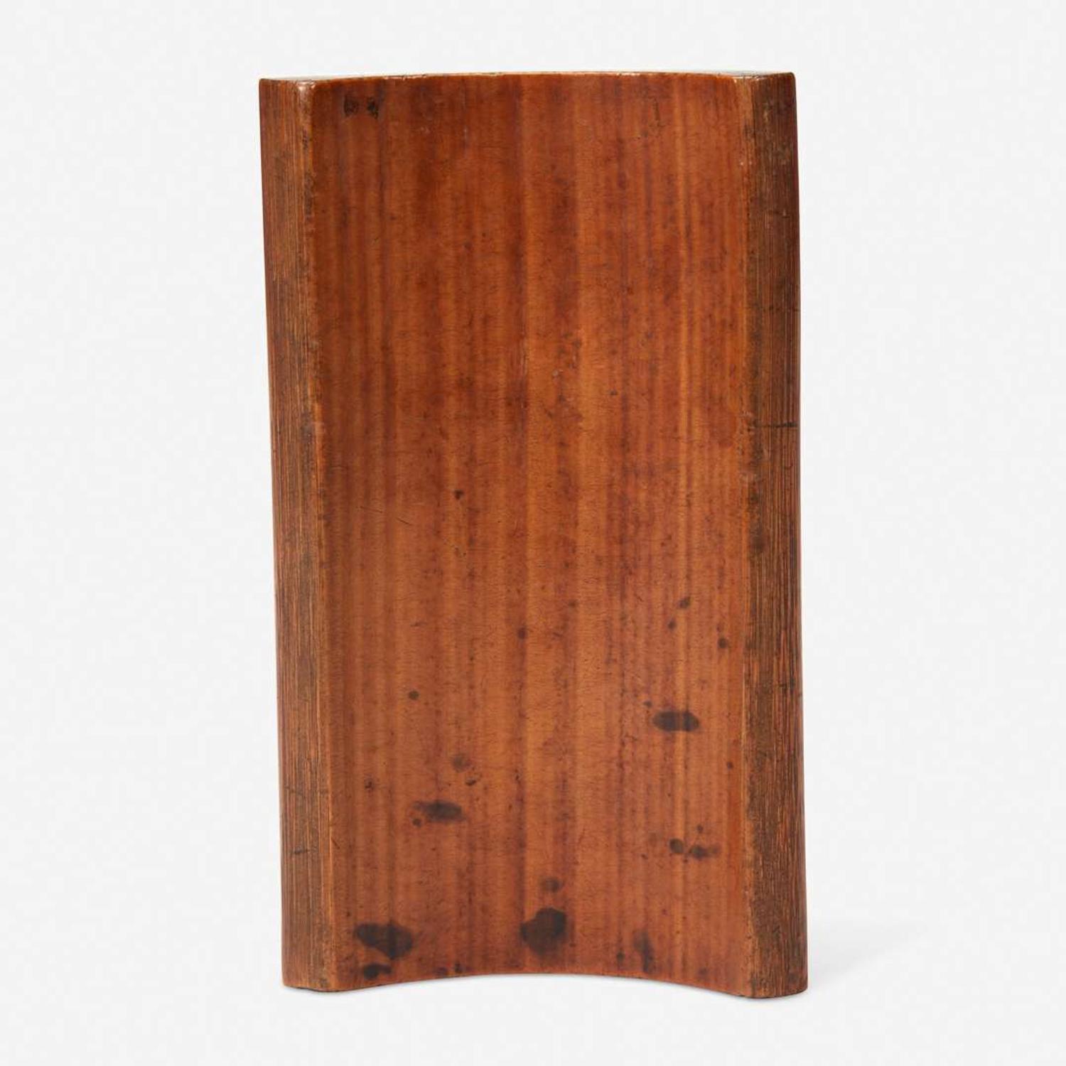 A Chinese carved bamboo wrist rest