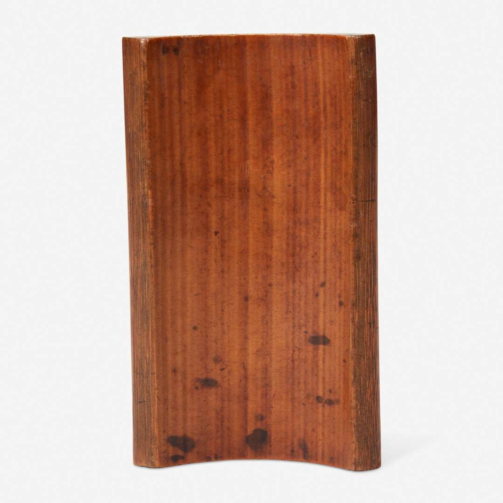 A Chinese carved bamboo wrist rest