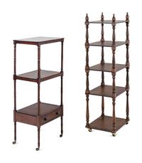 An English Mahogany Etagere