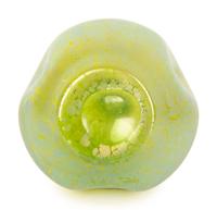 A Loetz Green Rosewater Sprinkler Vase
