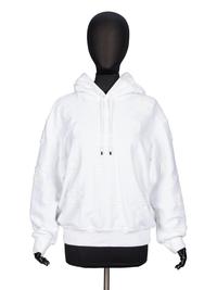 Chanel, White Appliquéd Hoodie