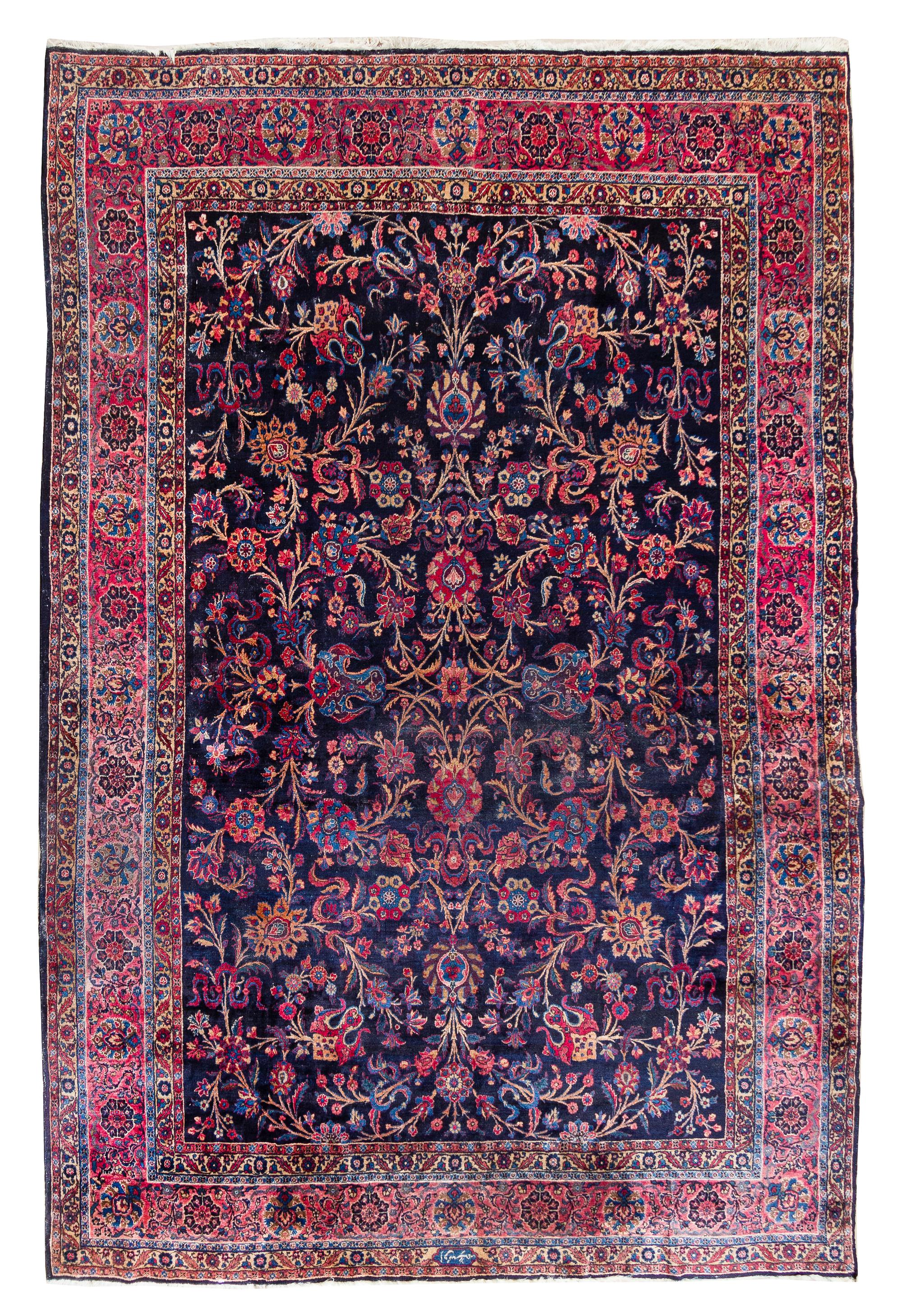 A Kirman Wool Rug 11 feet 8 inches x 8 feet 7 inches. — FIRST HALF 20TH CENTURY