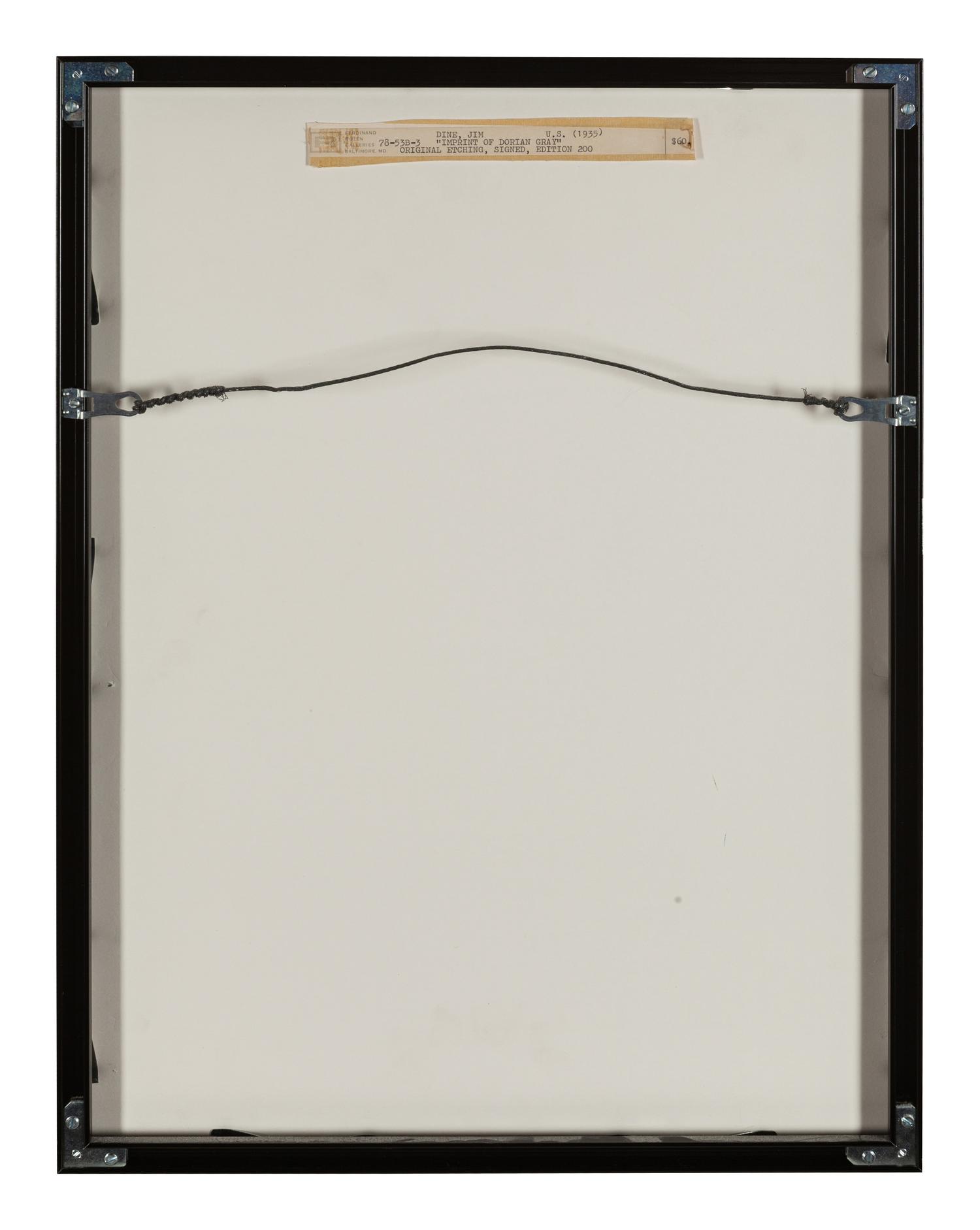 Imprint from Dorian Gray's Stomach (from the Picture of Dorian Gray)