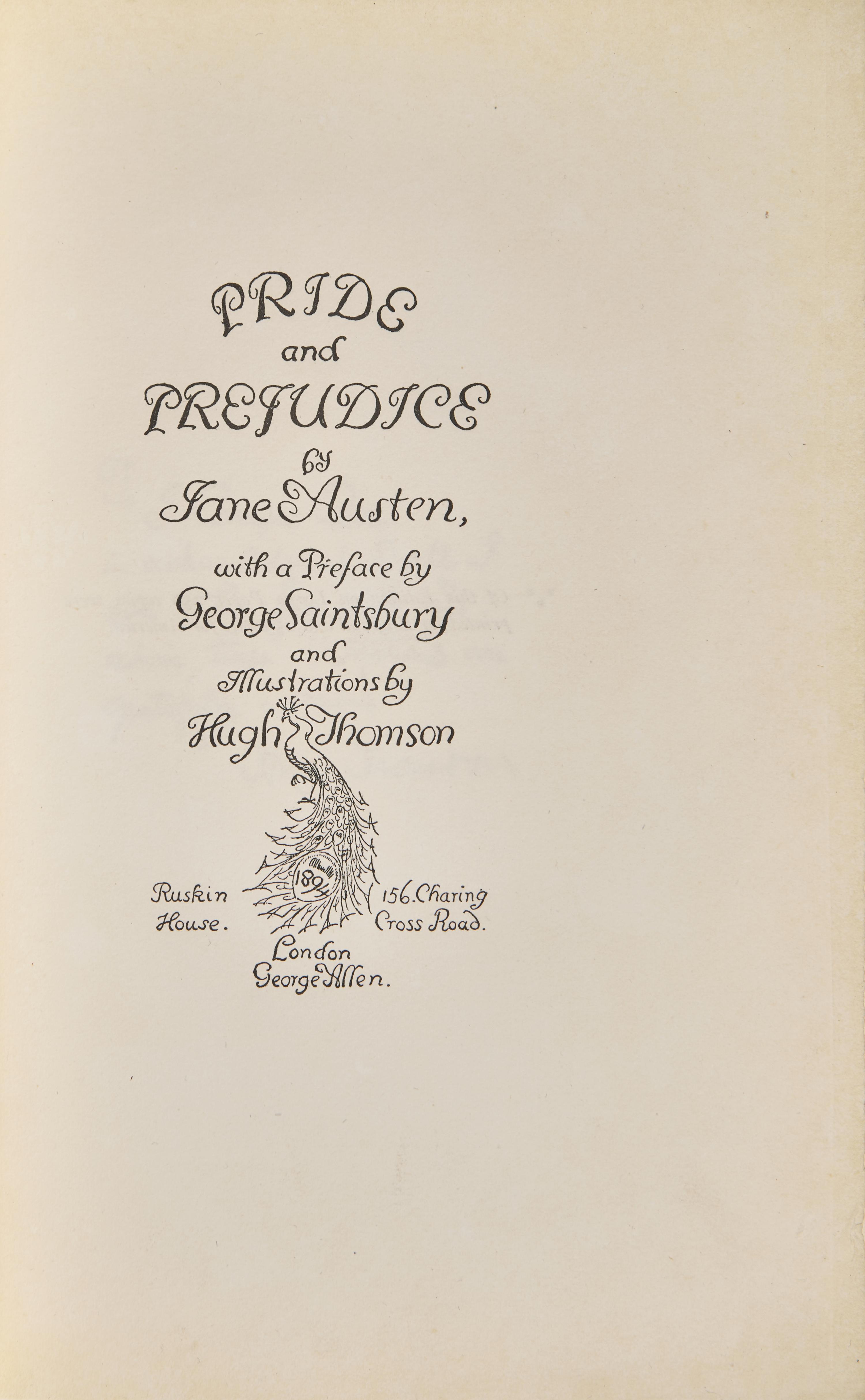 [Fine Bindings] Austen, Jane. Pride and Prejudice
