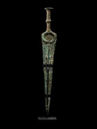A Luristan Bronze Sword with Crescent Pommel
