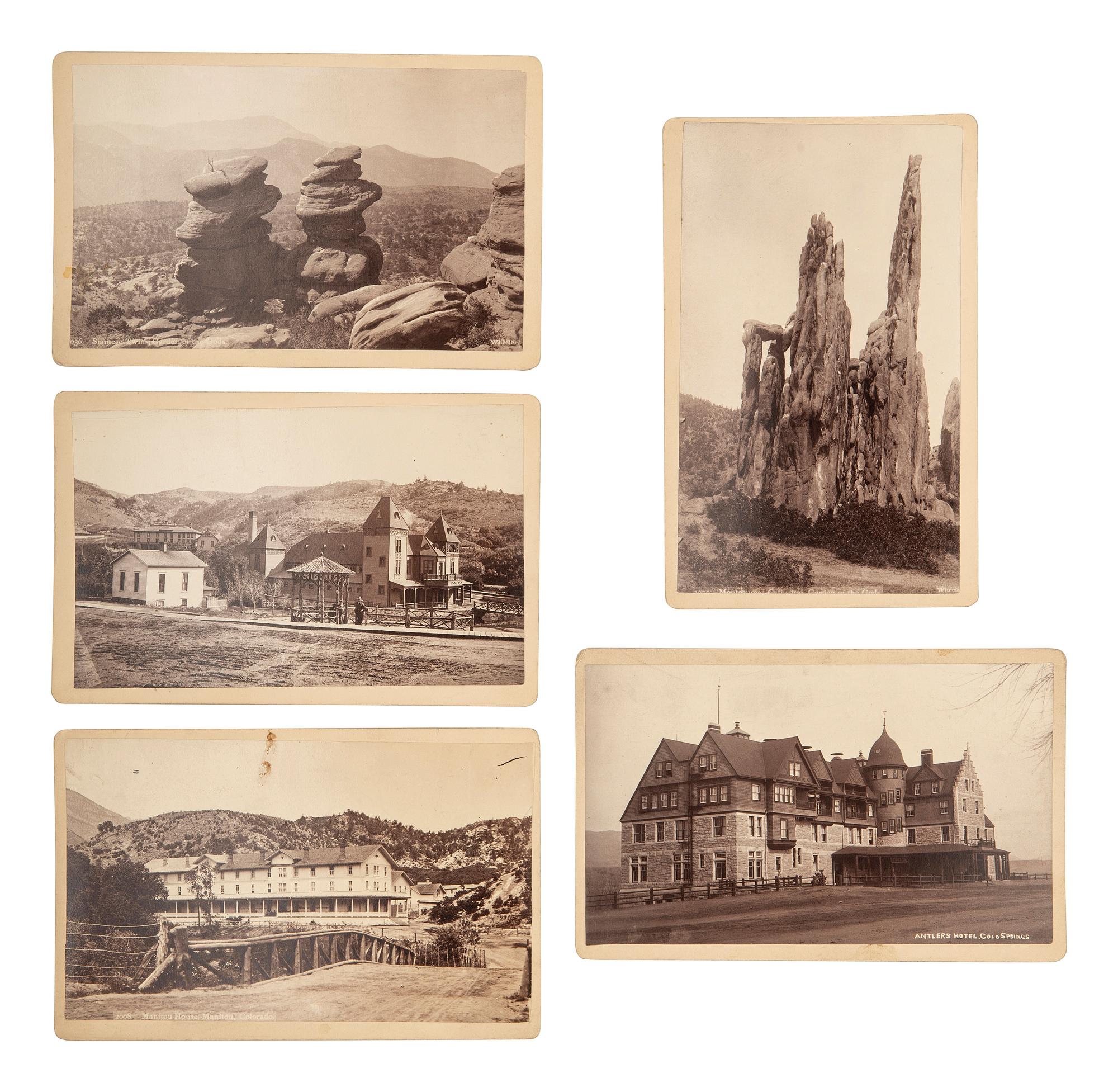 [WESTERN AMERICANA]. 17 photographs of Colorado by STORMER, GALBREAITH, HARVEY, and LYLES.
