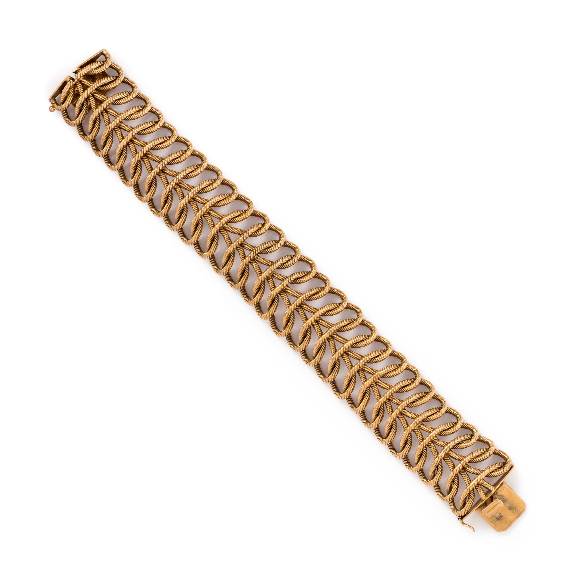 TIFFANY & CO., YELLOW GOLD BRACELET