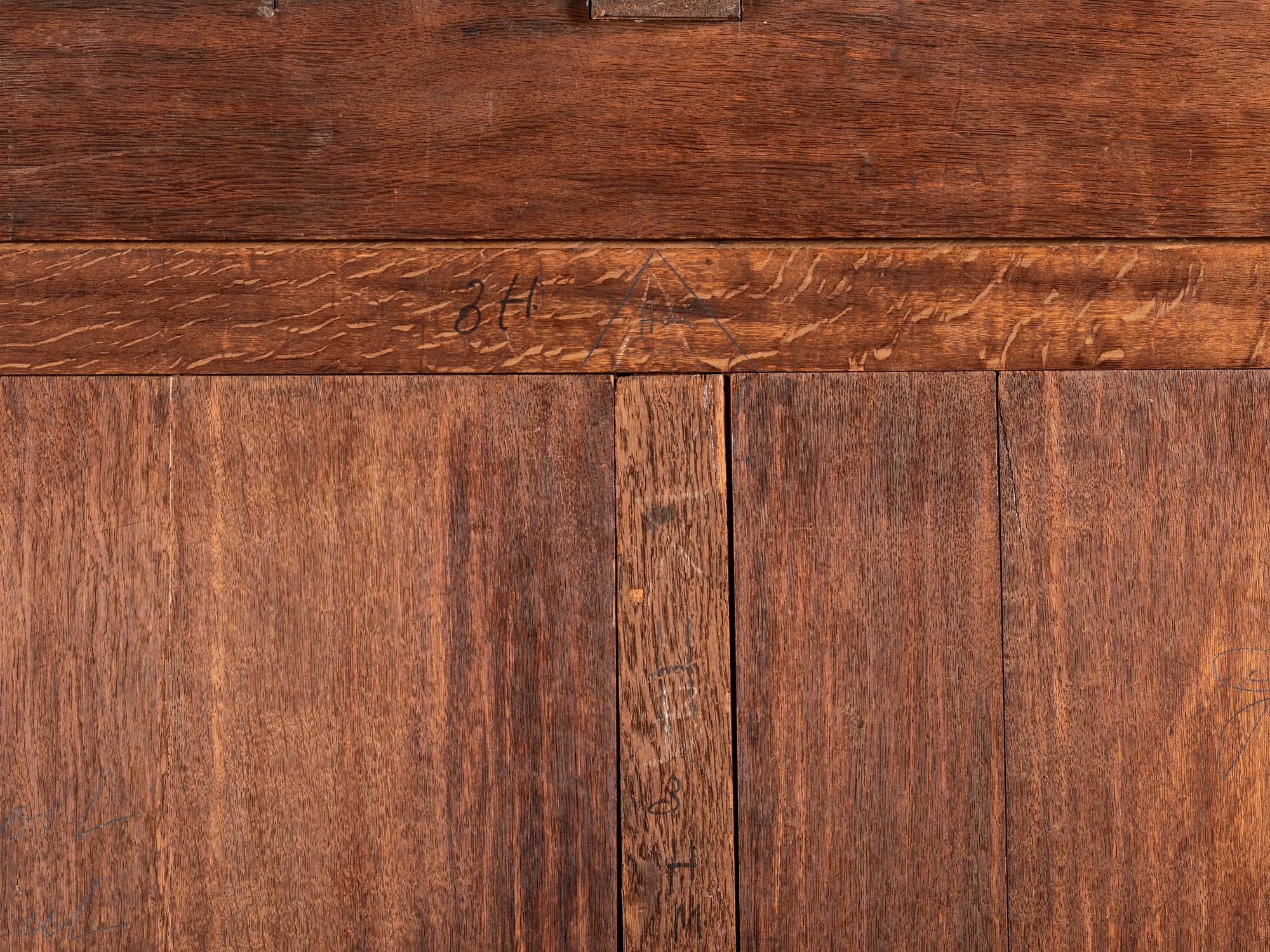 A Russian Brass Mounted Mahogany Armoire