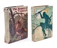 BURROUGHS, EDGAR RICE. 5 early Tarzan titles. Chicago: A.L. Burt, various dates. With 2 others pubs by Grosset and Dunlap.