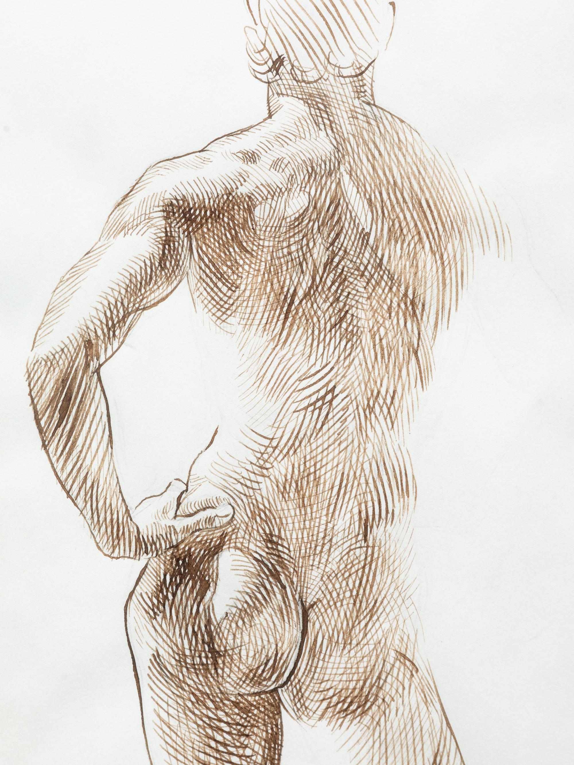 Various Artists Group of Three Figural Studies: