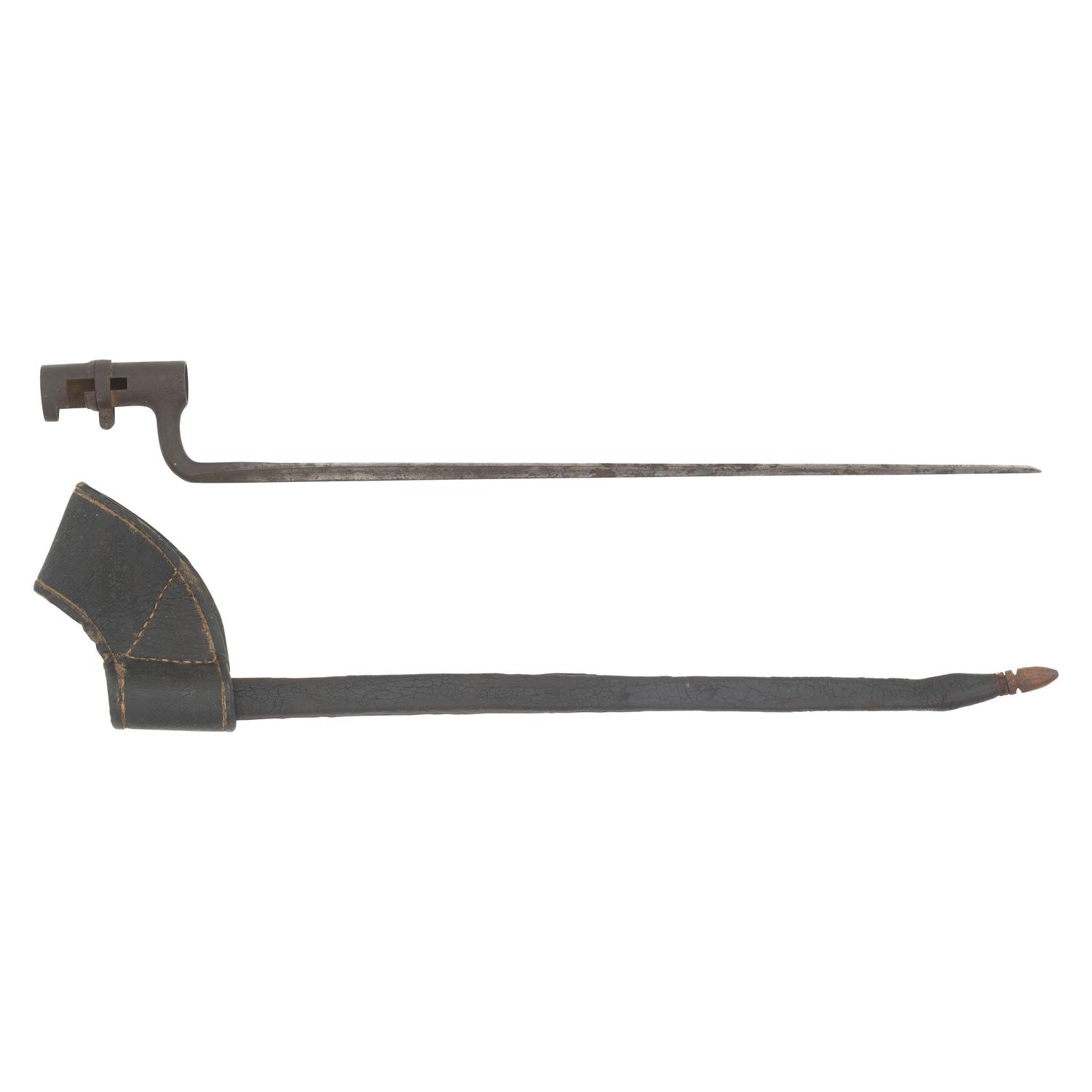 Extremely Rare Confederate Bayonet Scabbard by N Crown & Company of Columbus, GA