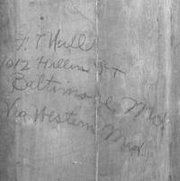 A Federal Walnut Two Drawer Tavern Table