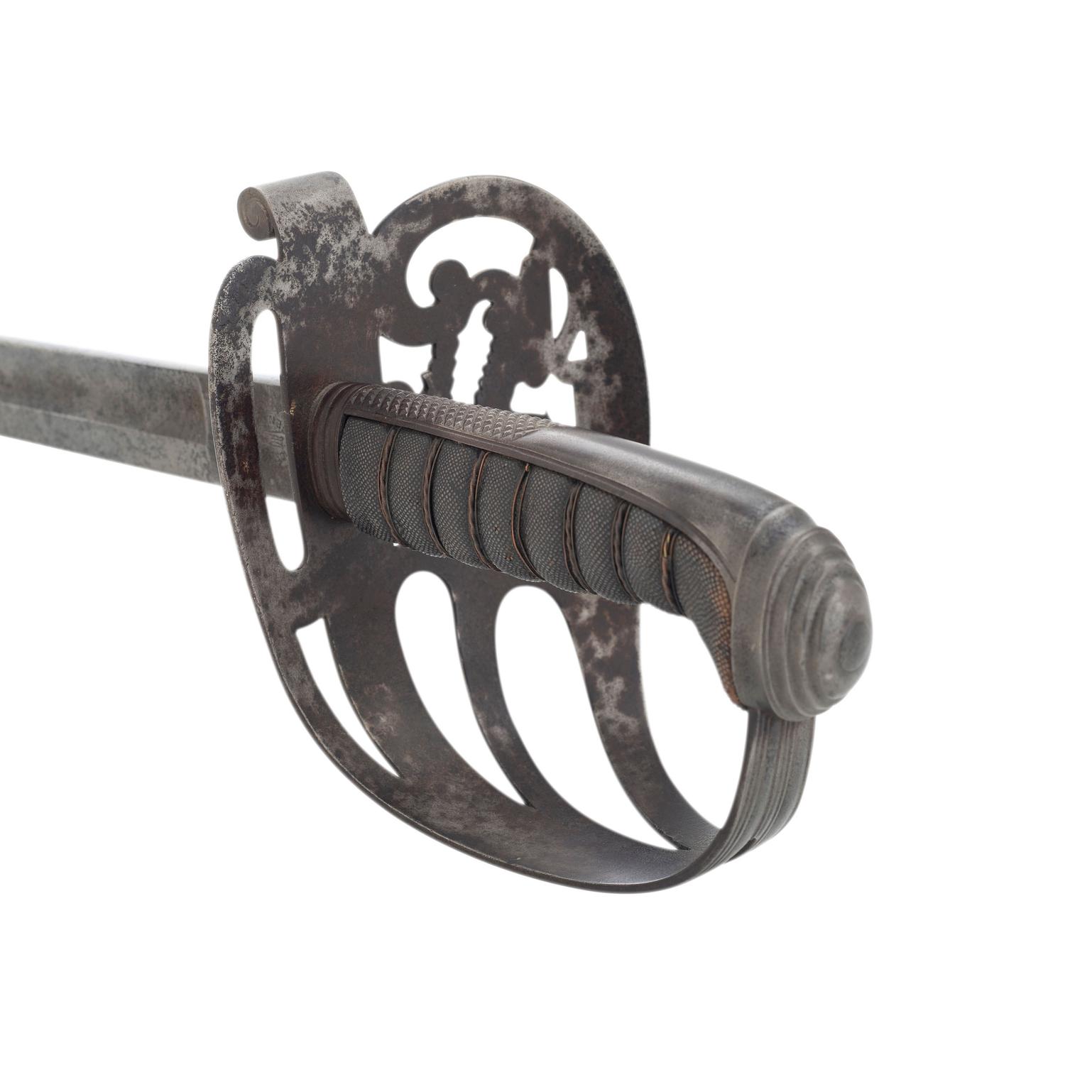 Non-Regulation Staff & Field Officer's Sword of Lt. Isaiah Robison - 28th PVV - KIA at Peachtree Creek