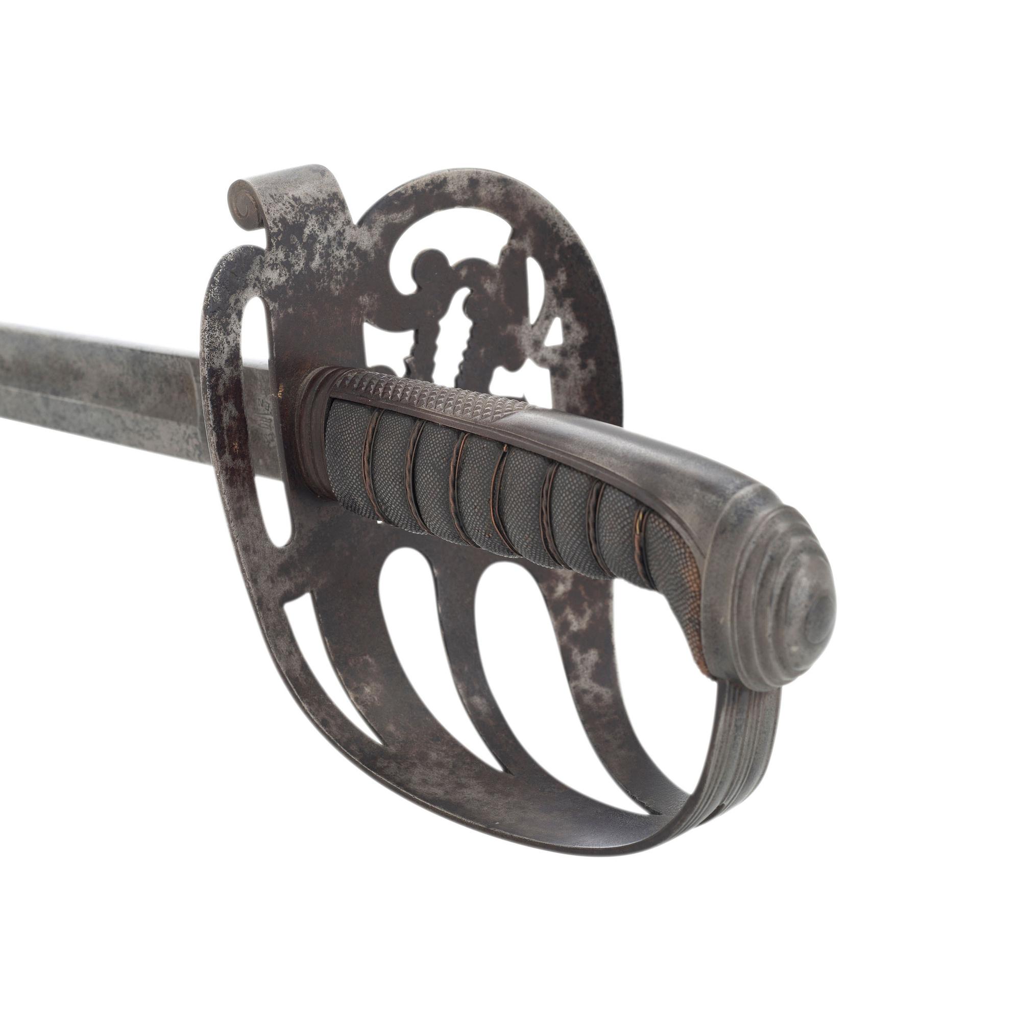 Non-Regulation Staff & Field Officer's Sword of Lt. Isaiah Robison - 28th PVV - KIA at Peachtree Creek