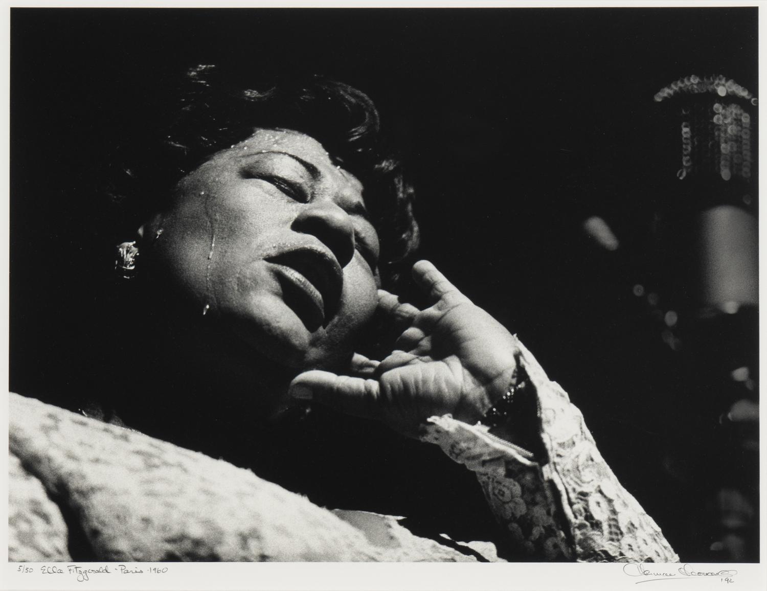 Herman Leonard (1923-2010) Ella Fitzgerald, Paris, 1960