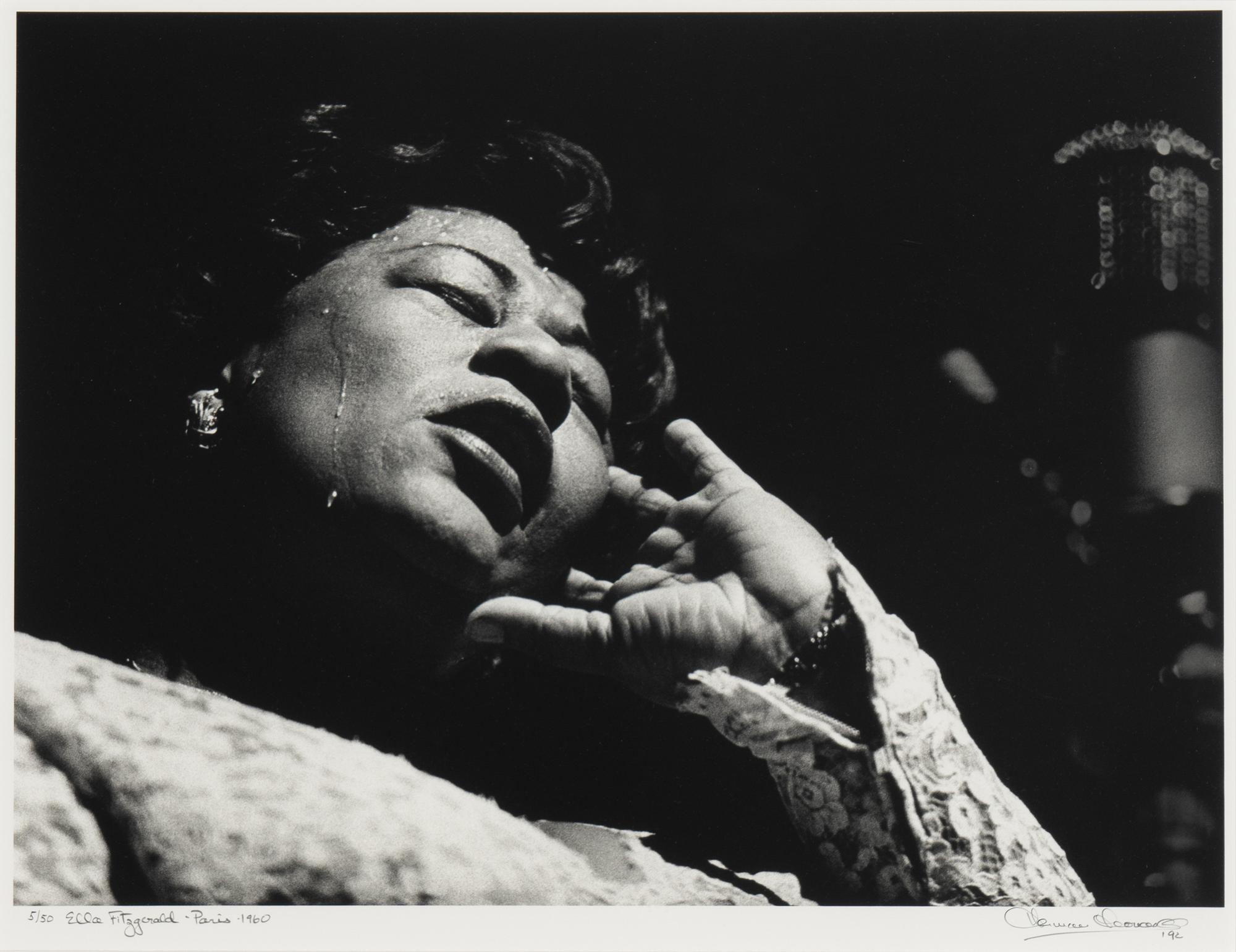 Herman Leonard (1923-2010) Ella Fitzgerald, Paris, 1960