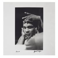 [Ali, Muhammad] Bingham, Howard. Group of 2 Signed Photographs