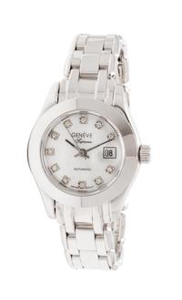 GENÉVE, 18K WHITE GOLD AND DIAMOND WRISTWATCH