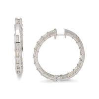 DIAMOND HOOP EARRINGS