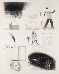 David Hockney (British, 1937-2026) — Showing Maurice the Sugar Lift, 1974