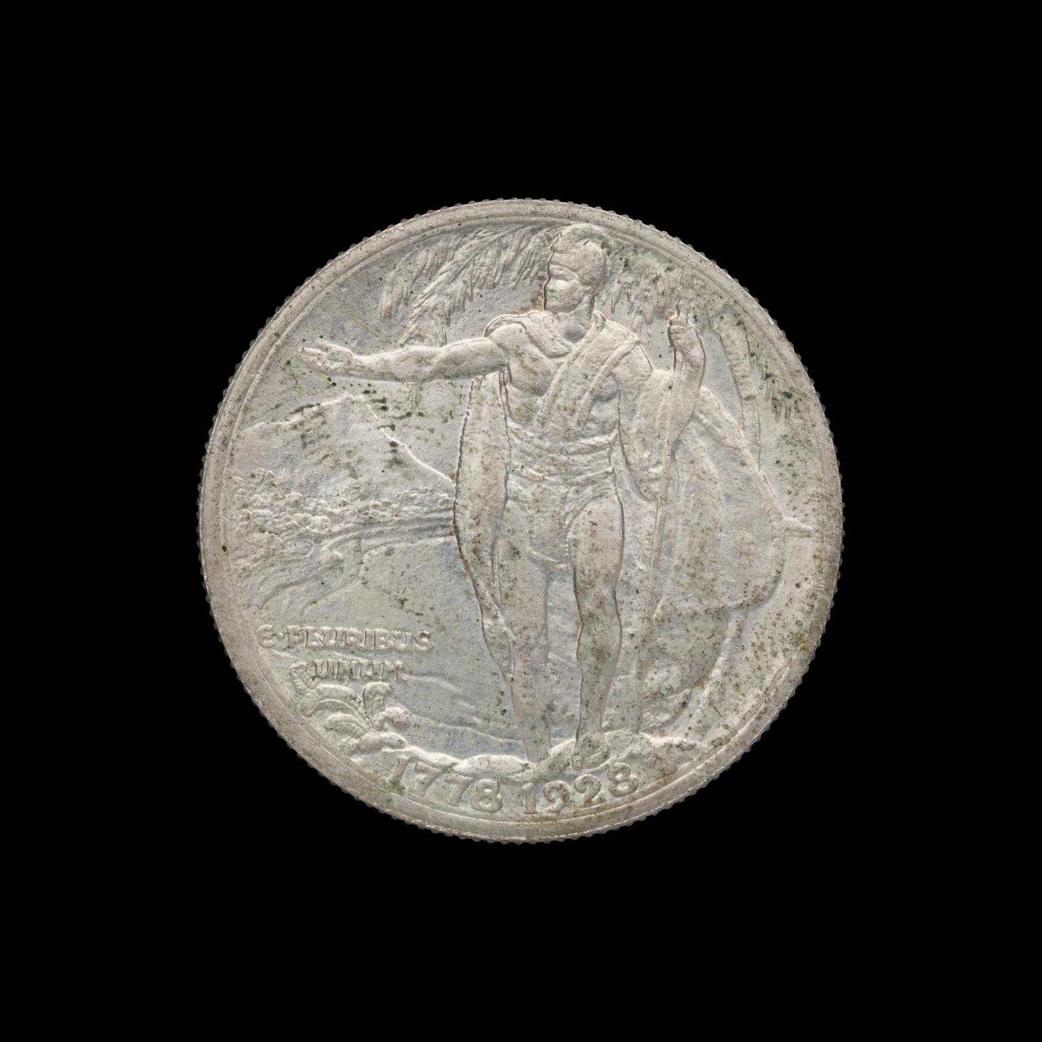 A 1928 Hawaiian Commemorative 50c Coin