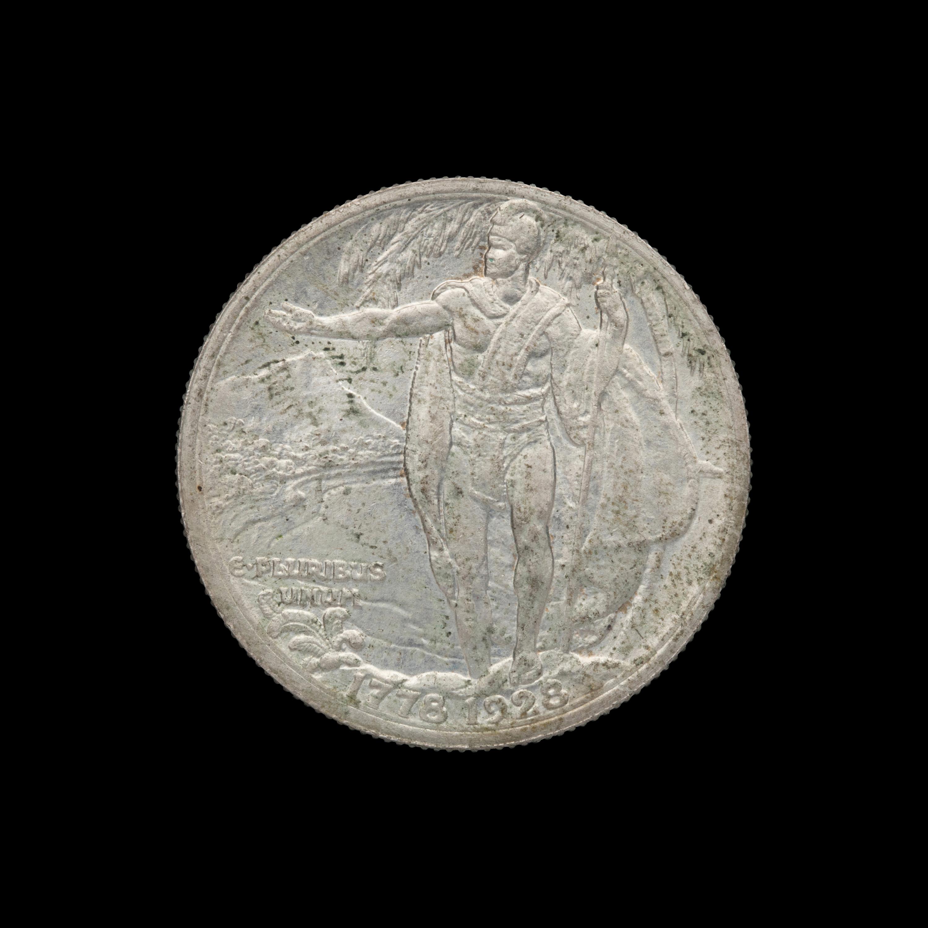 A 1928 Hawaiian Commemorative 50c Coin