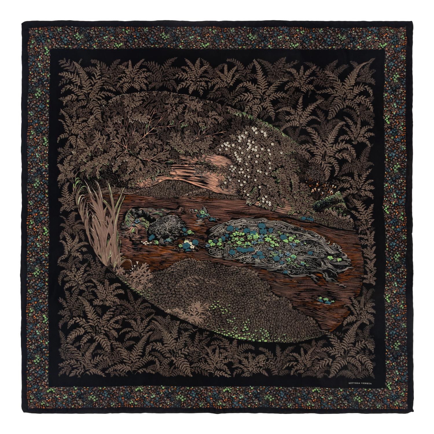 Five Designer Silk Scarves