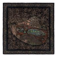 Five Designer Silk Scarves
