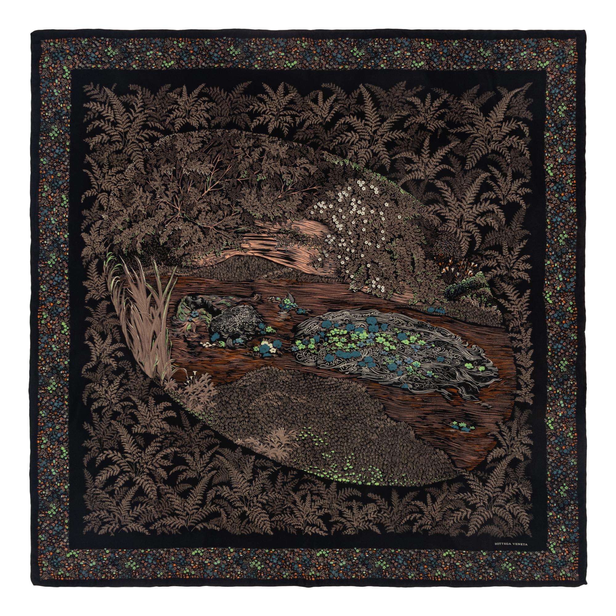 Five Designer Silk Scarves