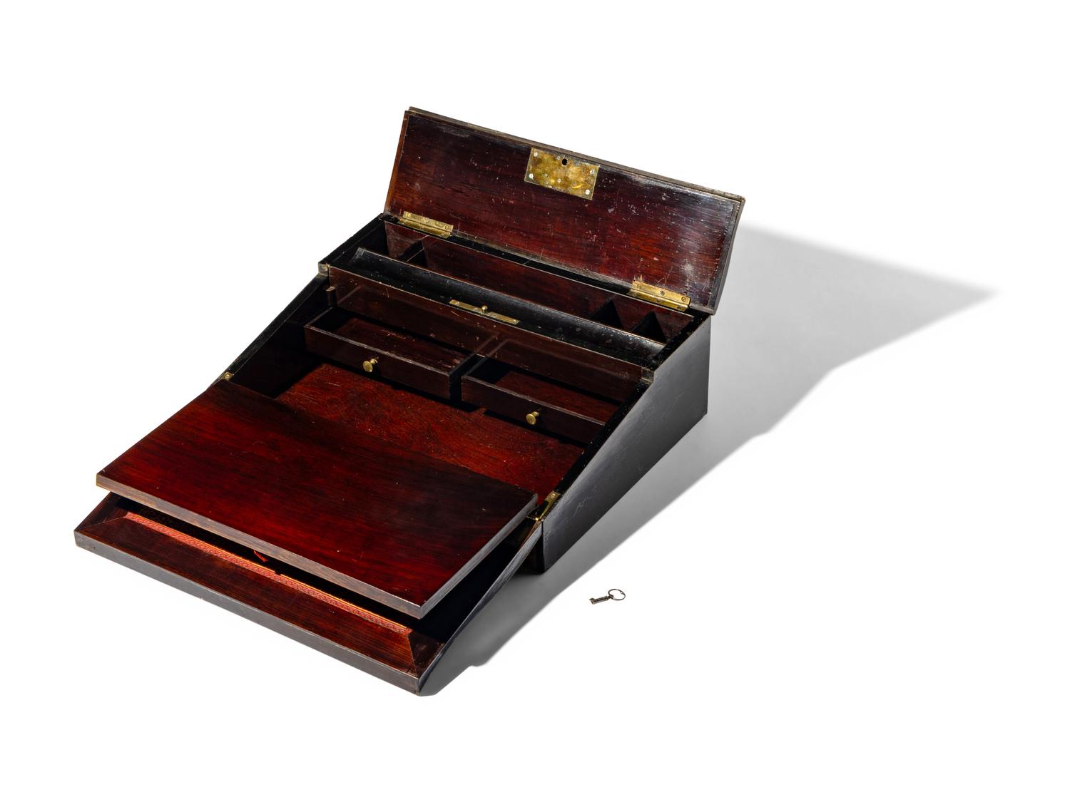 A French Boulle Marquetry Writing Slope