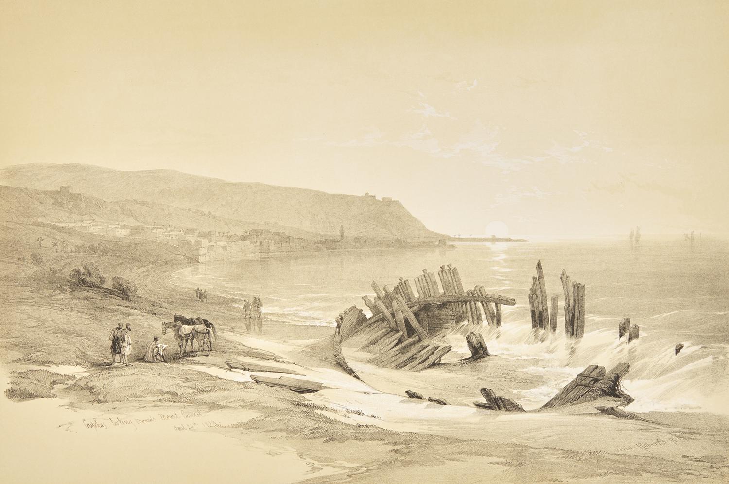 [Prints] Roberts, David. Group of Eight Prints