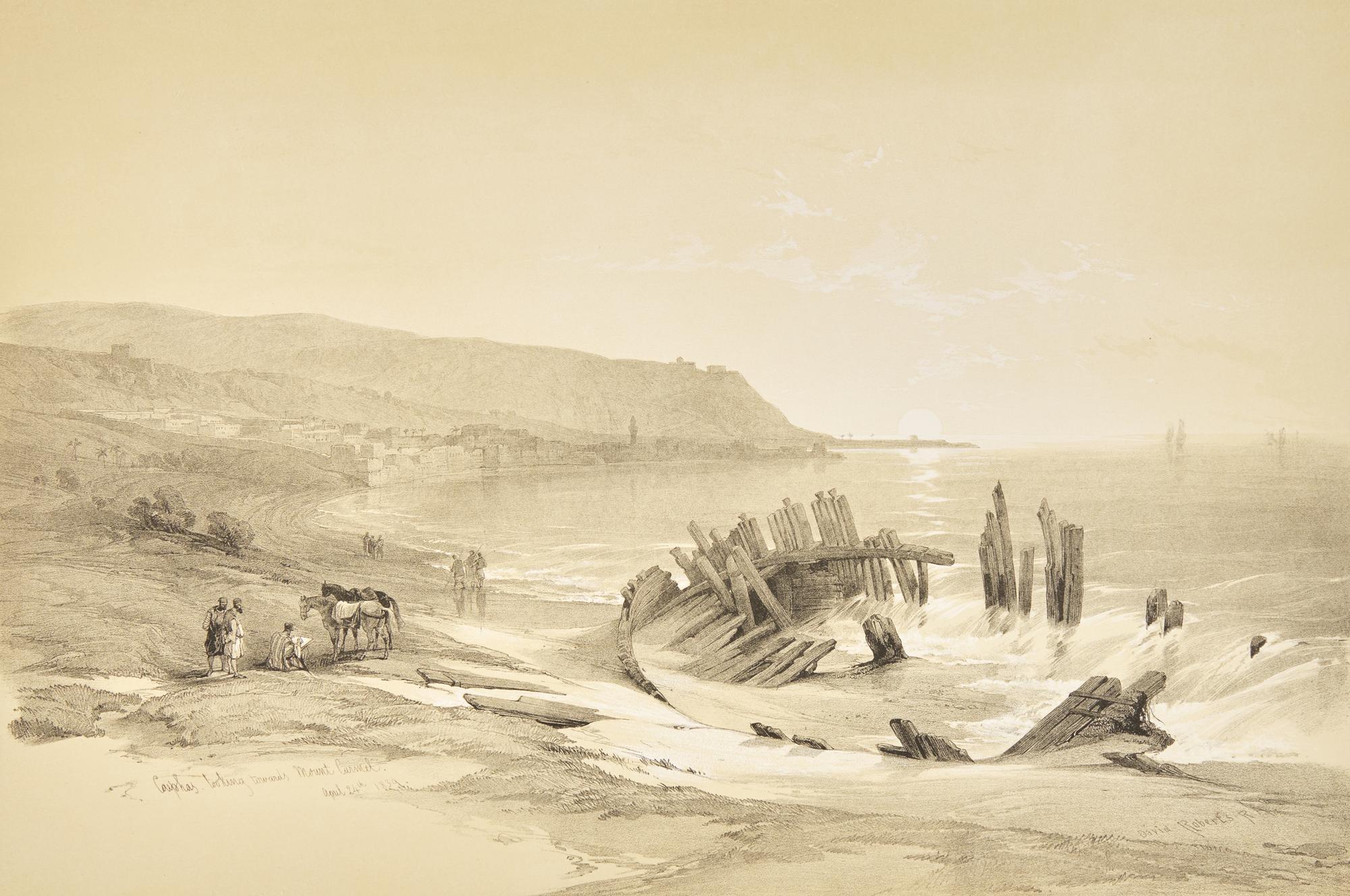 [Prints] Roberts, David. Group of Eight Prints