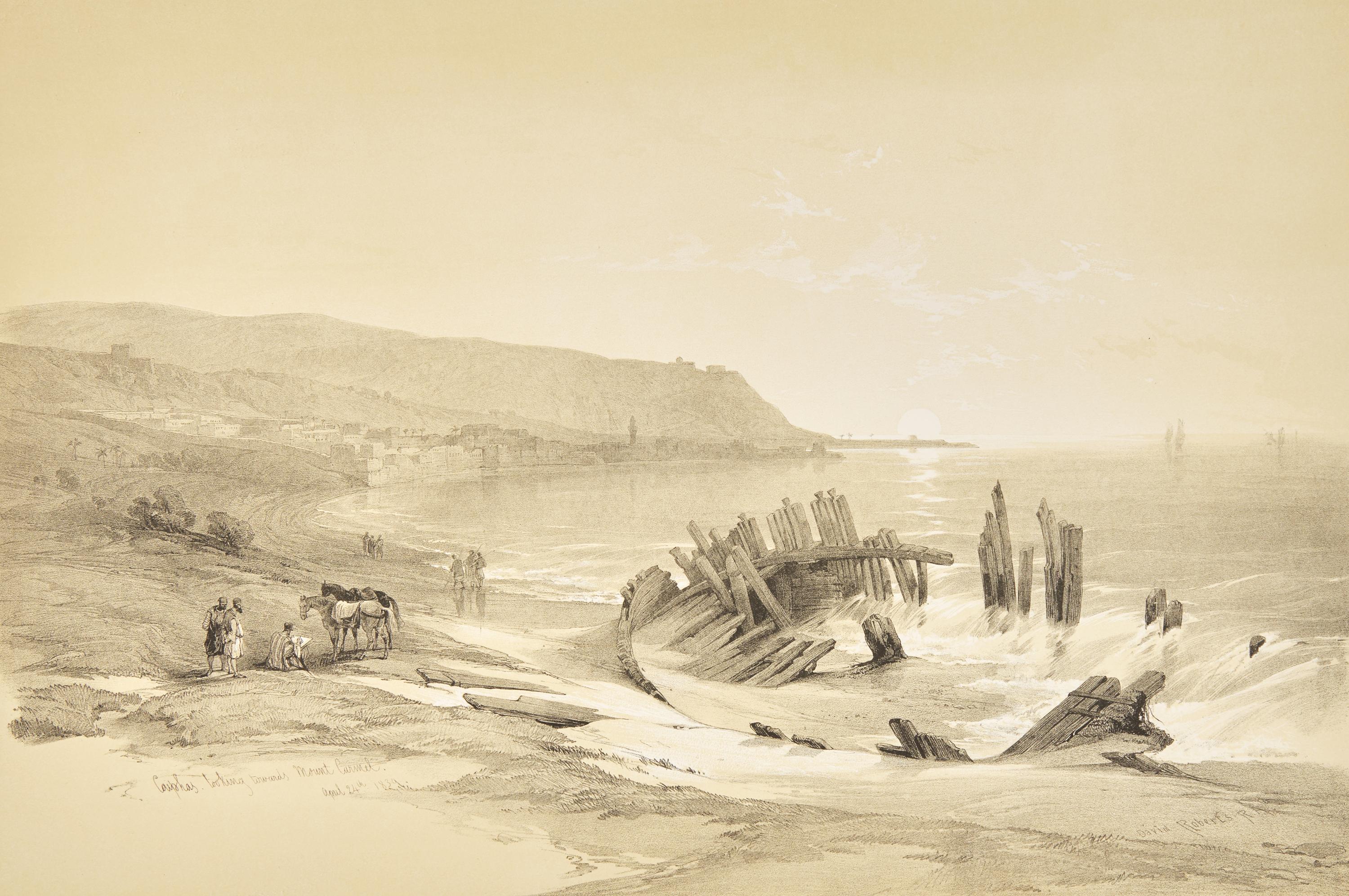 [Prints] Roberts, David. Group of Eight Prints