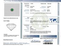 Art Deco, French, Colombian Emerald, Diamond, and Platinum Ring