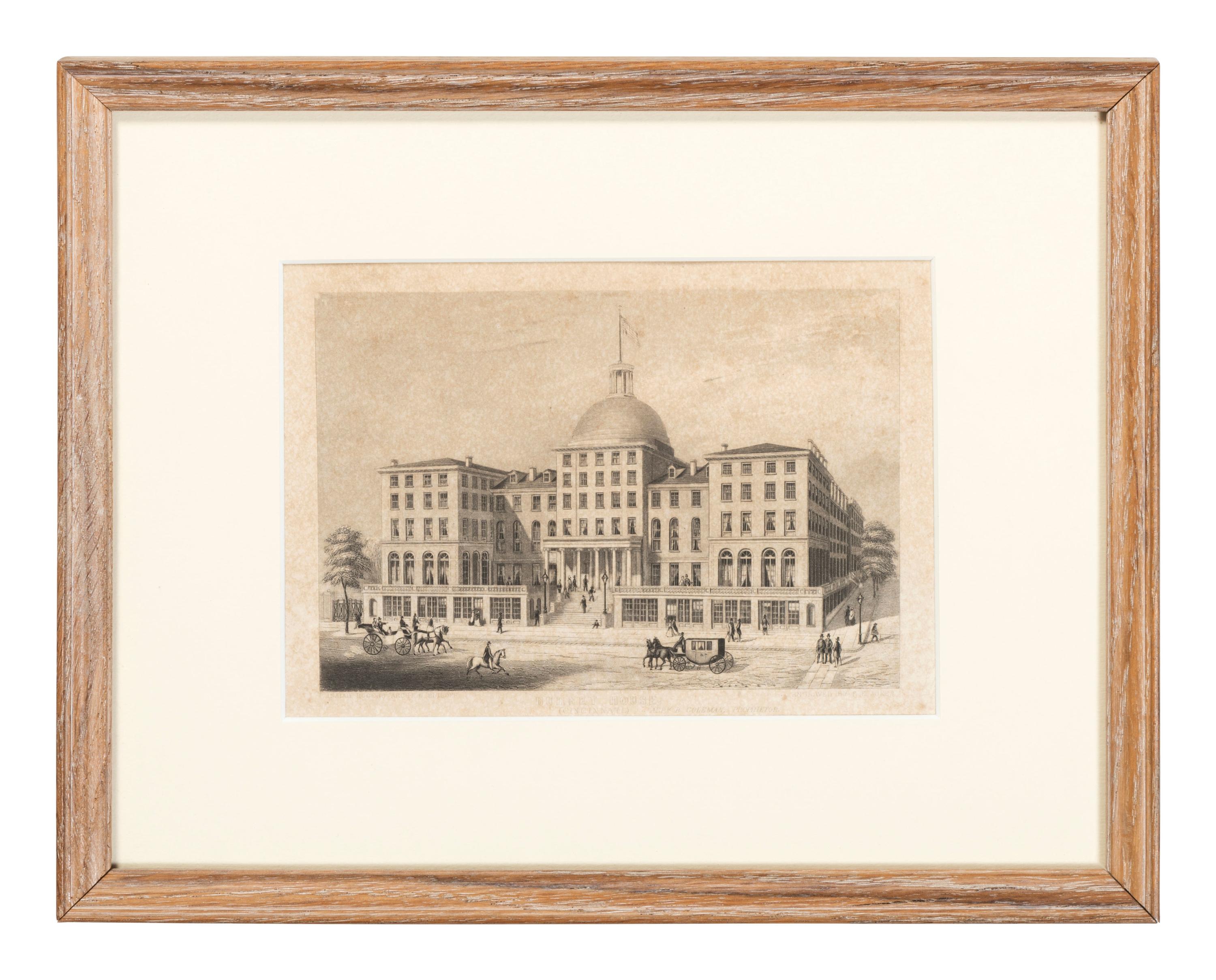 Six Cincinnati Engravings by Doolittle & Munson